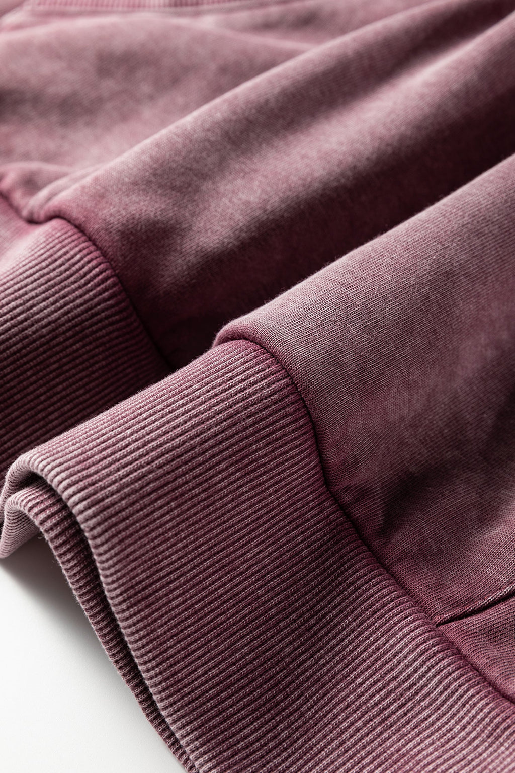 Black Half Zip Kangaroo Pocket Mineral Wash Baggy Hoodie