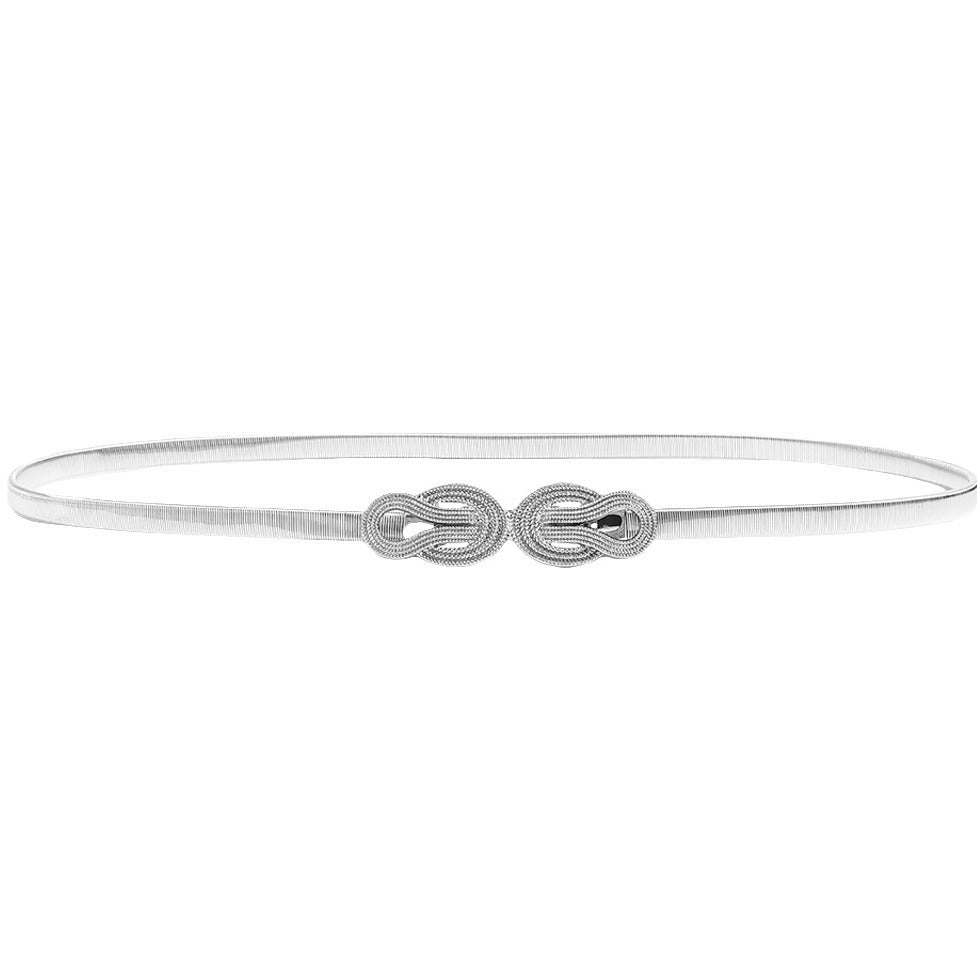 Elegant Metal Waist Chain Belt for Dresses and Sweaters