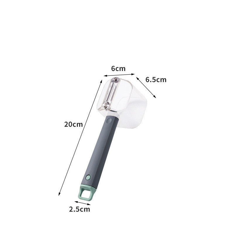 Modern Stainless Steel Kitchen Peeler – Minimalist Ergonomic Tool
