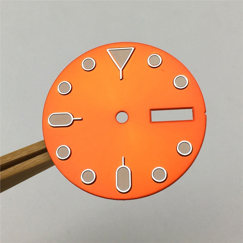 Modified Watch Dial With Luminous Numerals