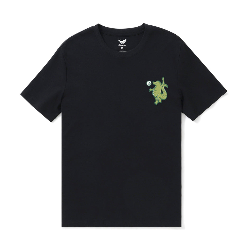 Backyard Beach Party Graphic T-Shirt 100% Cotton Black