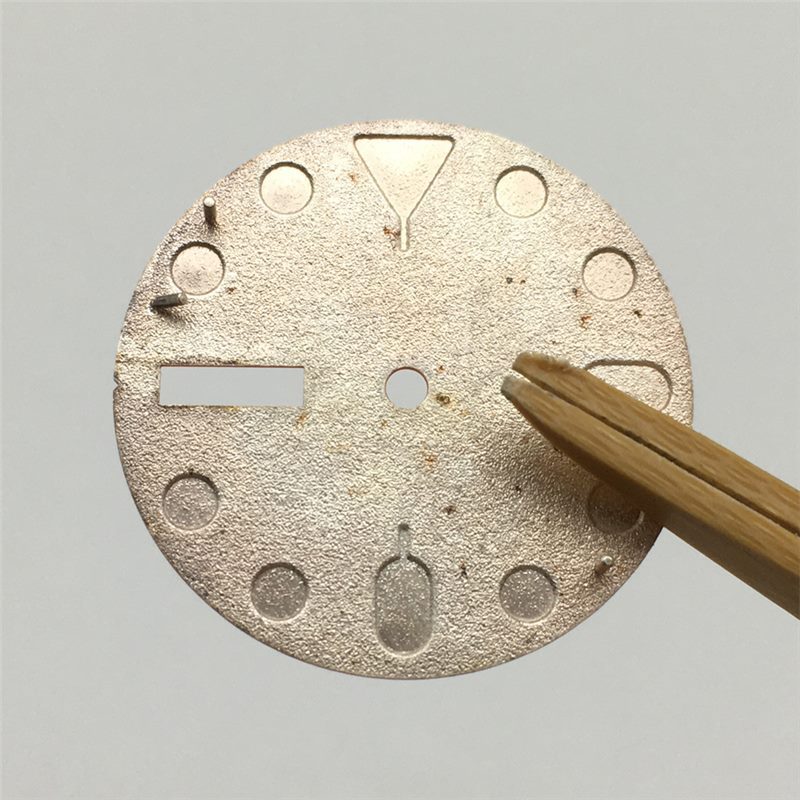 Modified Watch Dial With Luminous Numerals