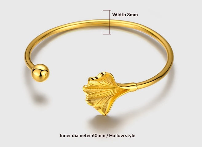 Temperament Cold Wind Ginkgo Biloba Leaves Open National Wind Bracelet