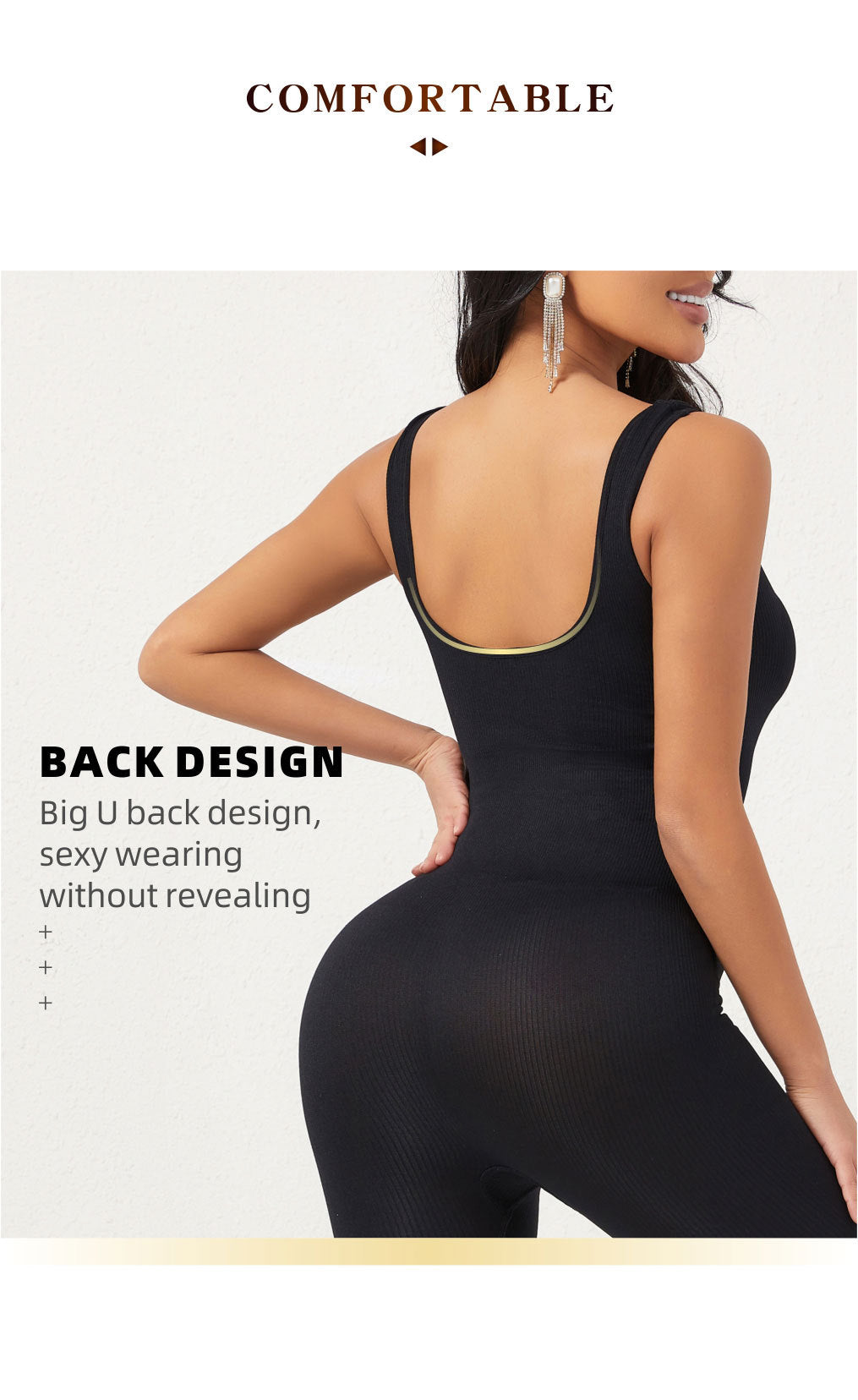 Seamless Body Shaper Unitard: Reversible Compression Jumpsuit