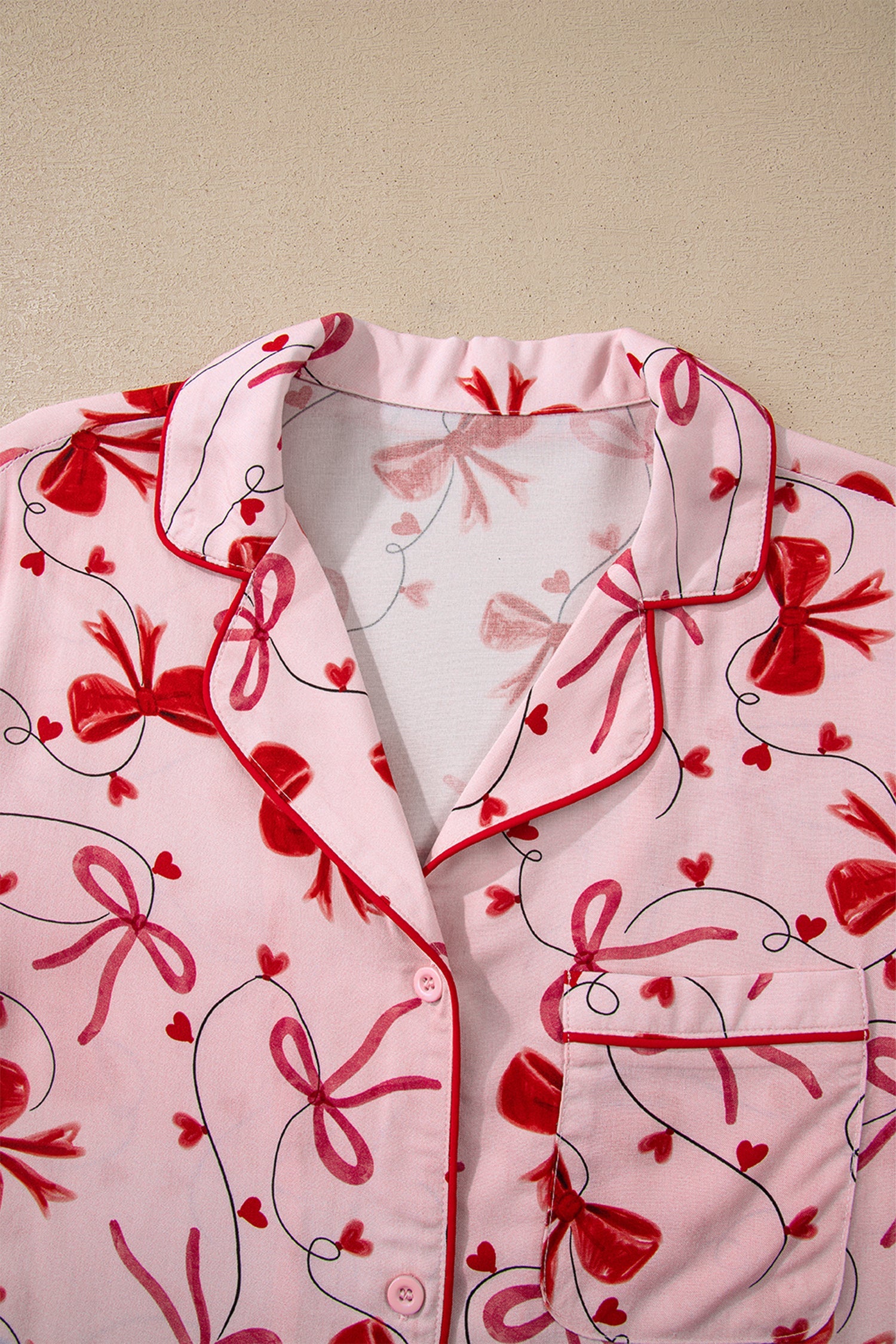 Laurel Pcs Pajama Set Long Sleeve Top