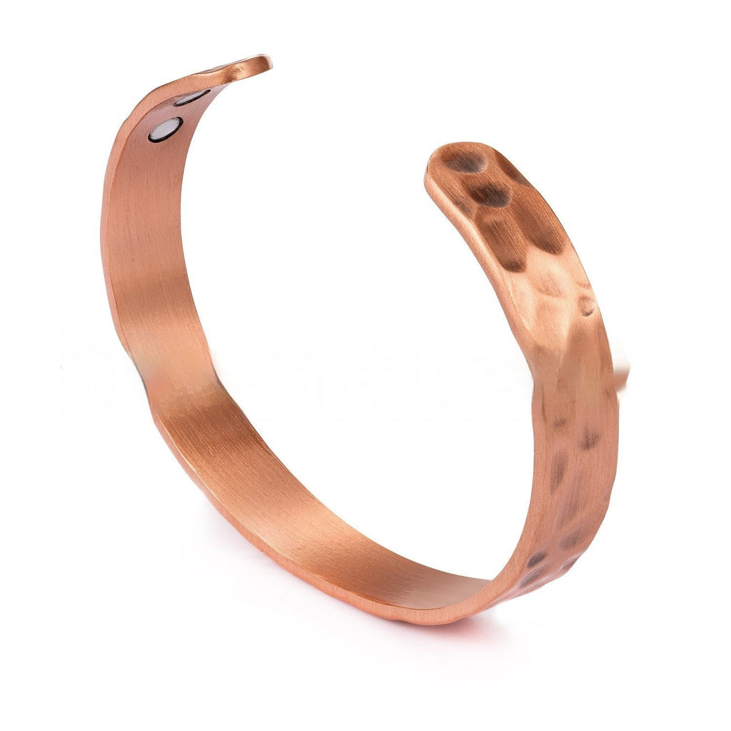Pure Copper Vintage Jade Red Copper Magnet Bracelet