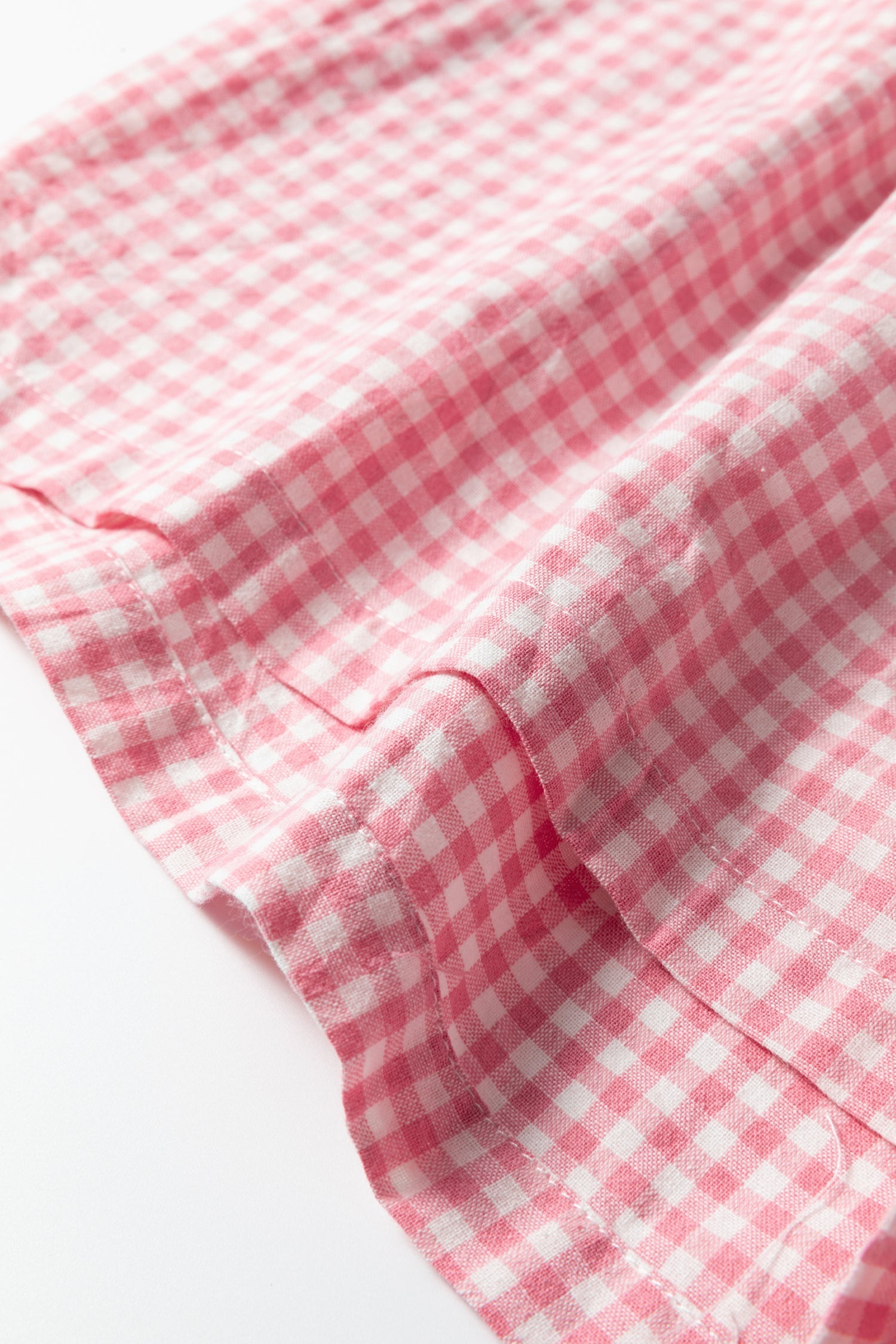 Daphne Trim Plaid Print Shorts High Rise Preppy Gingham Casual