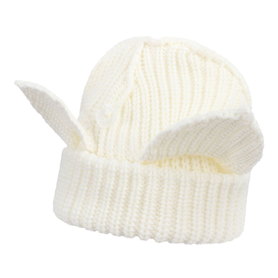 Women's Thickened Acrylic Devil Ear Knitted Beanie Hat - Image 14