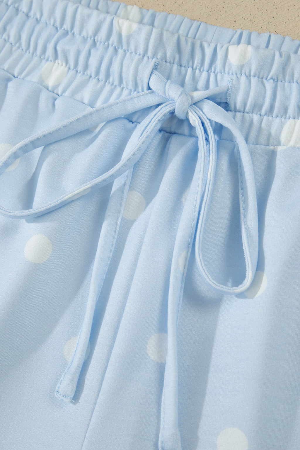 Kimber Polka Dot Loose Tee with Exposed Seam Details