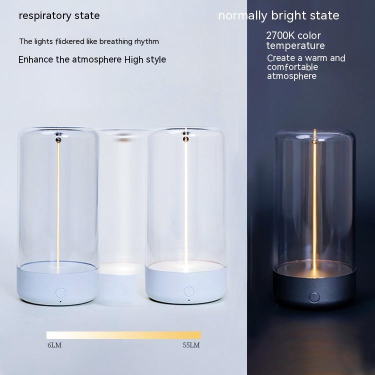 Modern Rechargeable LED Atmosphere Light - Portable Warm Glow Lamp