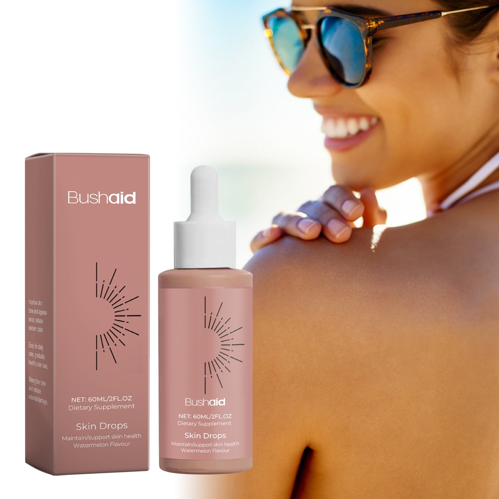 Natural Sunless Tanning Drops Oral