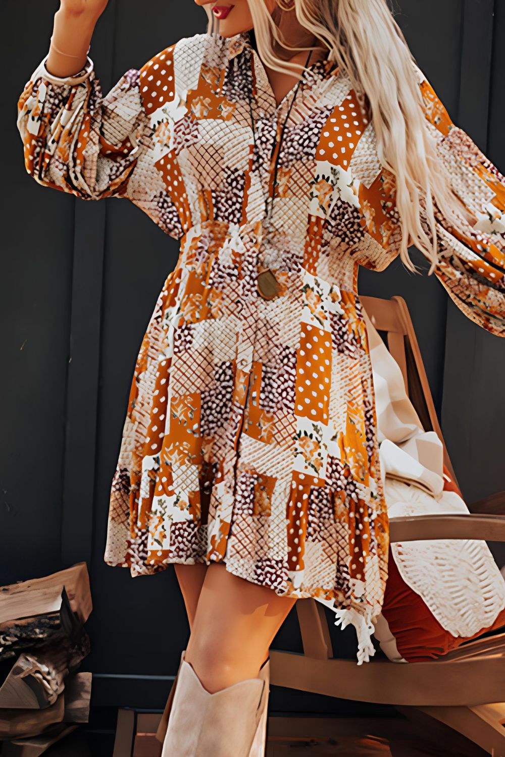 Colorful Mini Shirt Dress for Party and Casual Wear