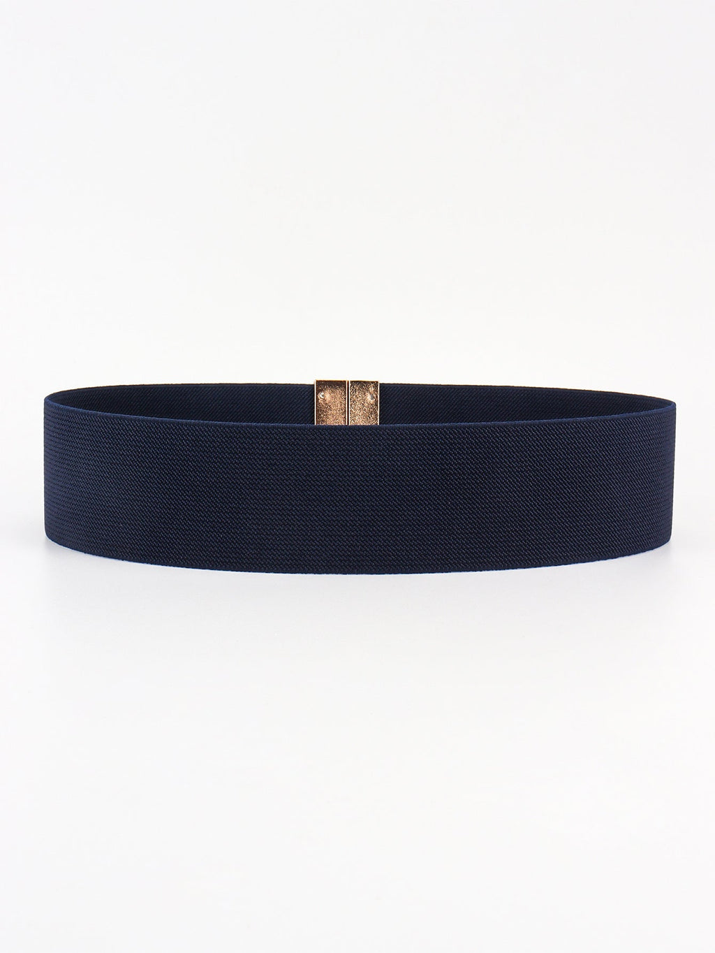 Alloy Buckle Elastic Belt - Stretch Waist Belt Women