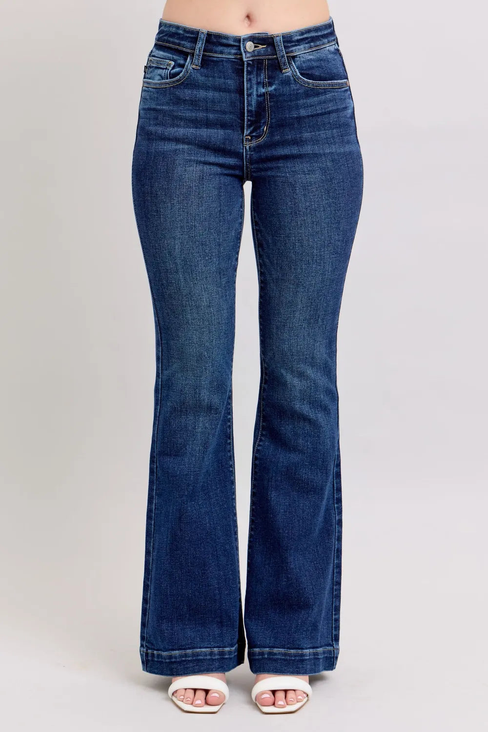 Judy Blue High Rise Flare Jeans with Pockets