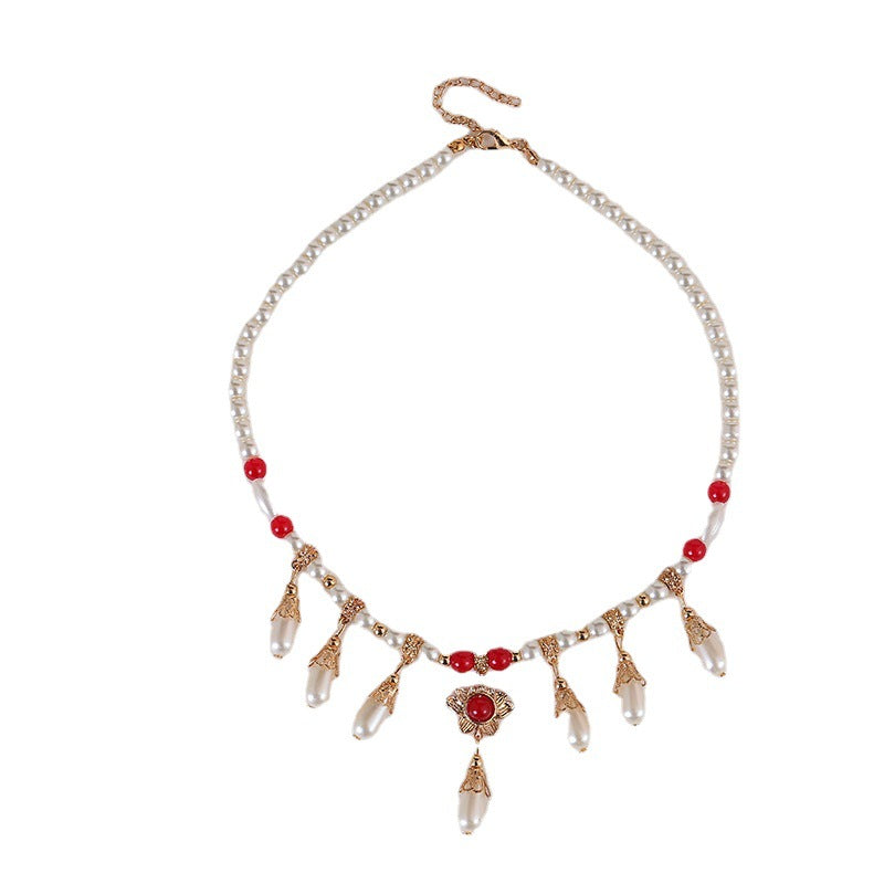 Classical Cheongsam Necklace, Ancient Style Han Dynasty, Ancient Costume Collar For Women, Retro Fairy Costume, Douyin Same Style Accessories For Women