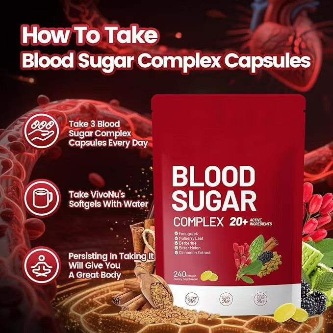 Best-selling Softgel Blood Sugar Complex Compound