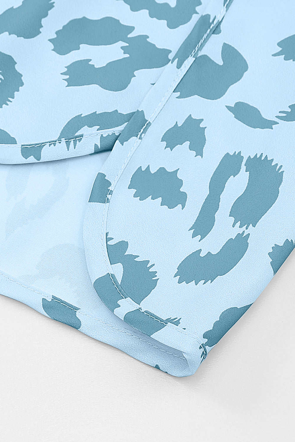 Leopard High Waist Athletic Shorts