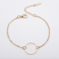 Geometric Metal Circle Women's Bracelet