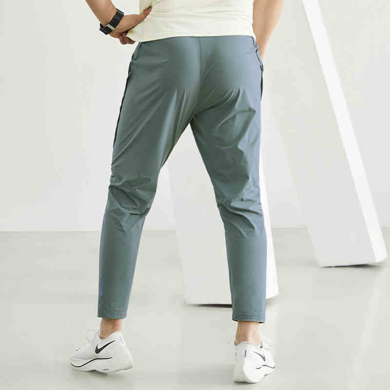 Women’s Quick-Dry Hip-Raise Workout Pants Elastic Casual Trousers - Image 3