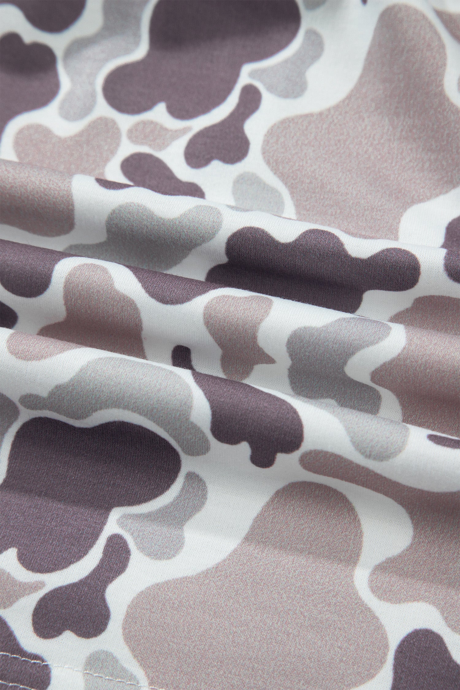 Women's Abstract Camo Drawstring Mini Skort in Grey and Taupe