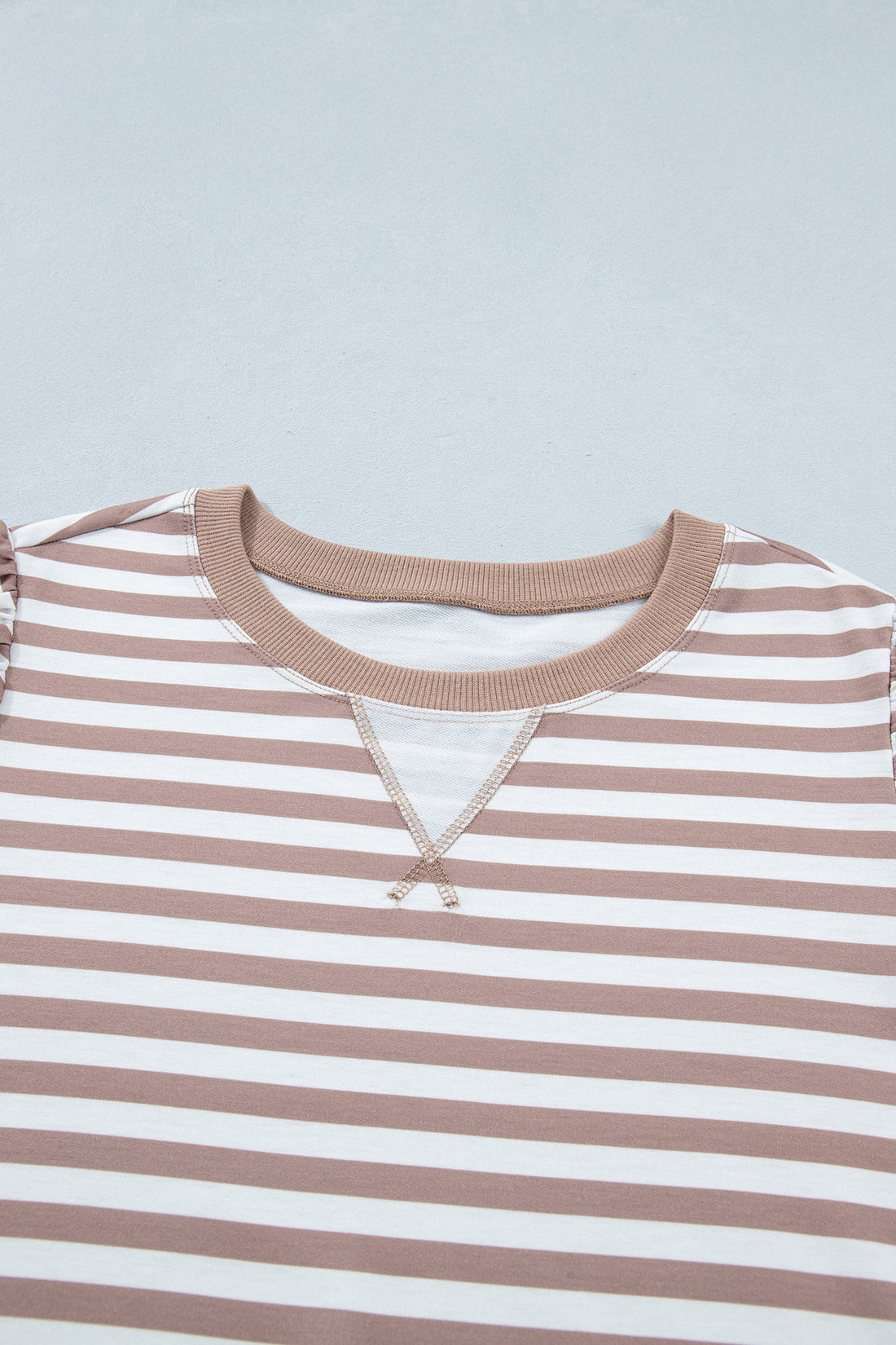 Zelda Striped T-Shirt with Bubble Sleeves