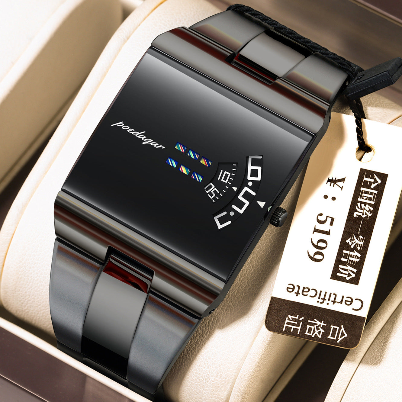 Ultra-thin Trendy Waterproof Quartz Watch