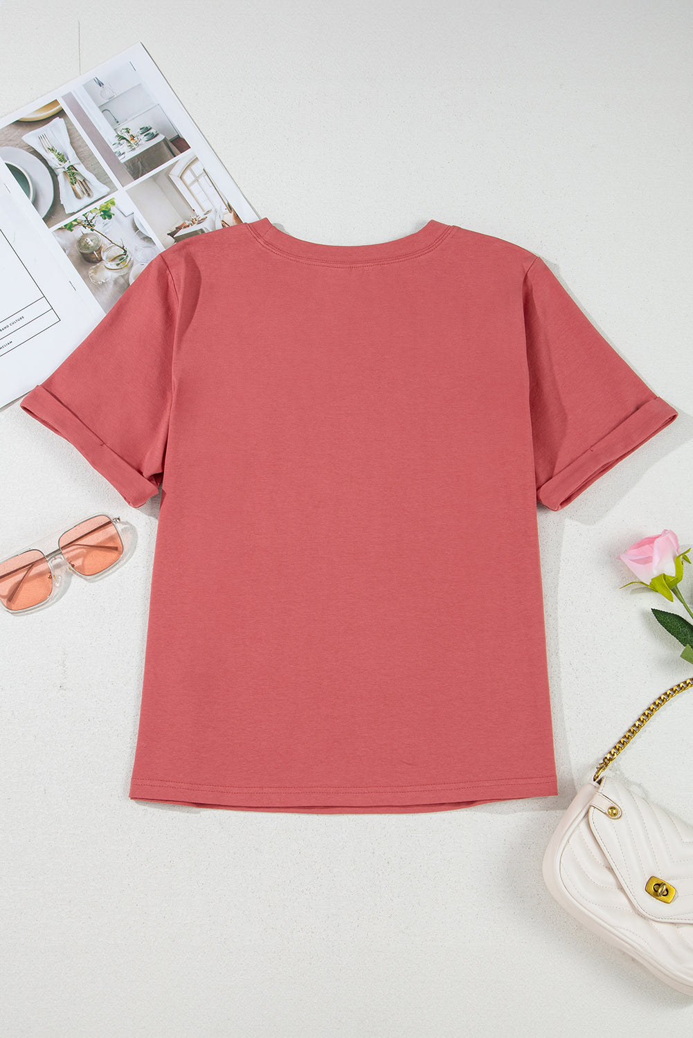 Mineral Red Nashville Music City Graphic Retro Tee