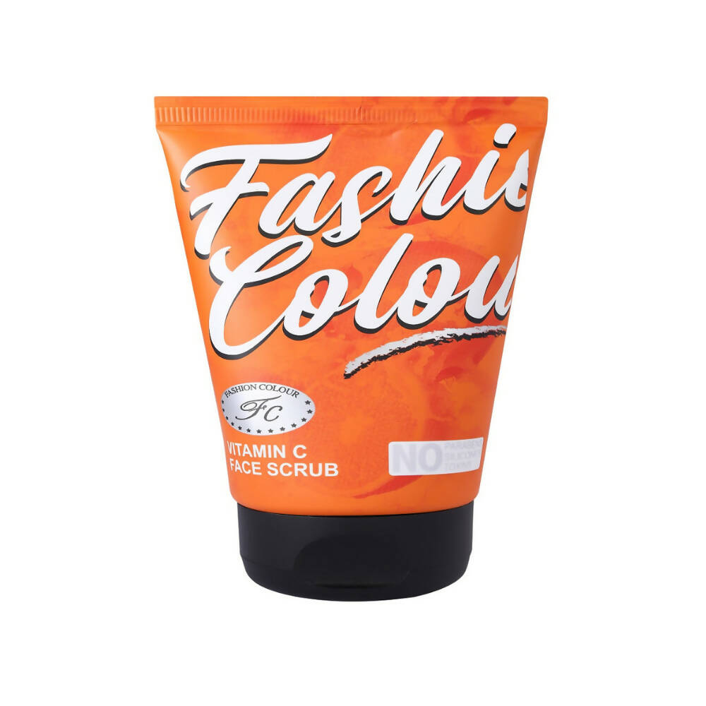 130g tube of Fashion Colour Vitamin C Face Scrub for deep cleansing and tan removal
