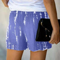 Summer Tie-Dye Striped Wide-Leg Shorts for Women