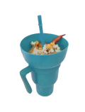 Popcorn Snack With Handle & All-In-One Drink Cup