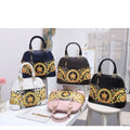 Women's Floral Handbag - Crossbody Shoulder Bag