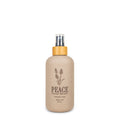 8oz bottle of Peace yoga mat grip spray with lavender and rose essential oils.