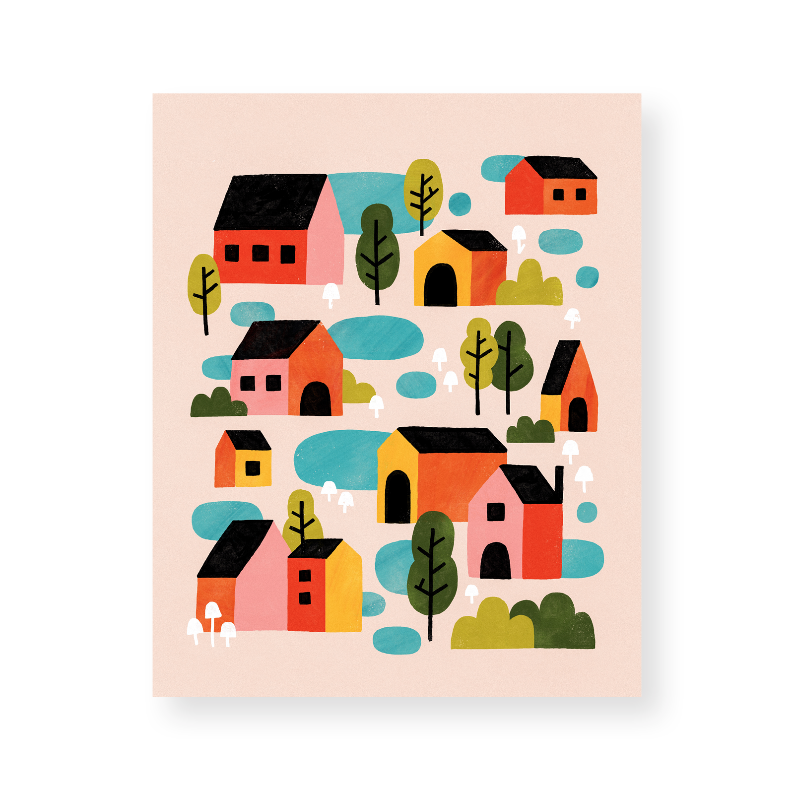Neighborhood — 8x10 Print