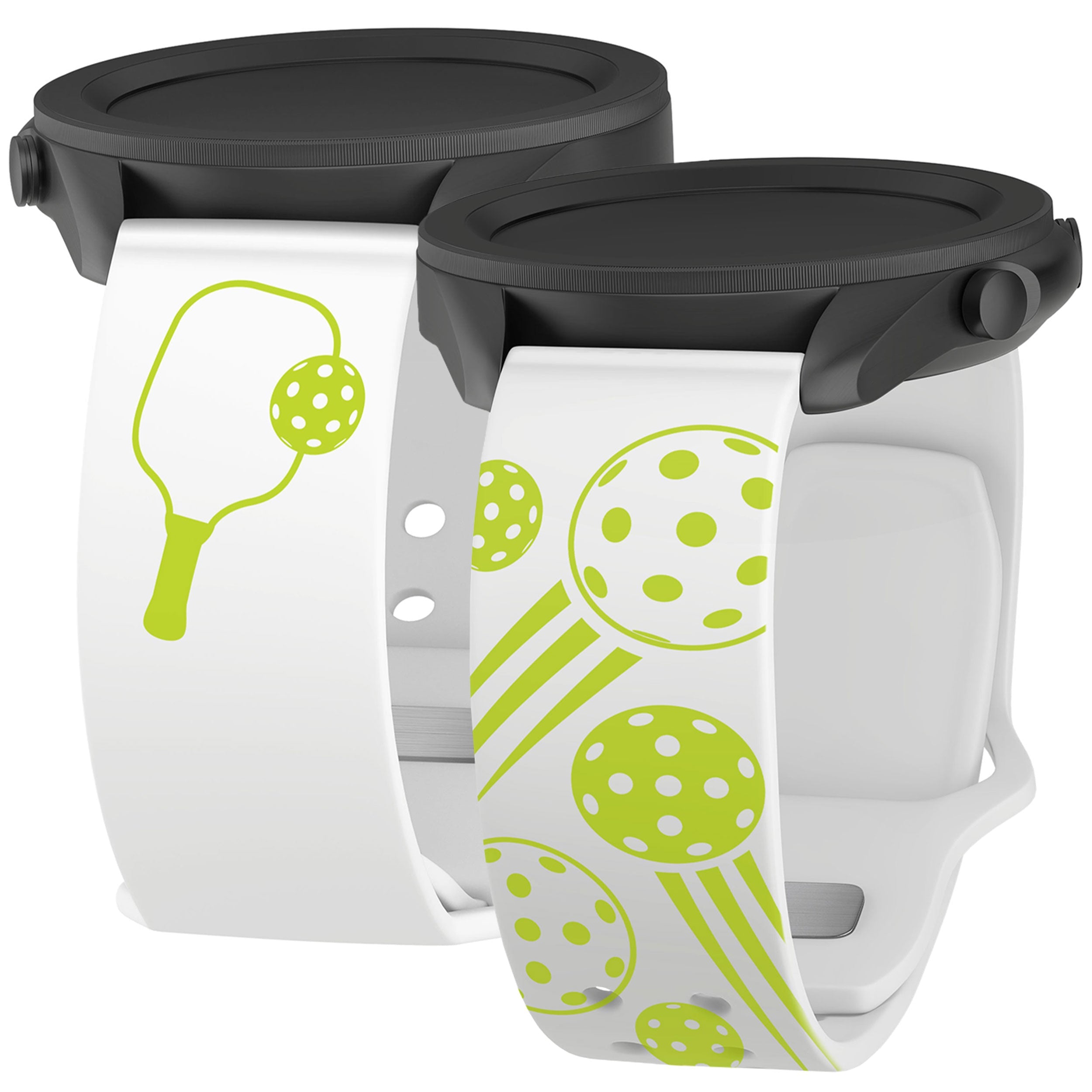 Pickleball Brights HD  Watchband for Samsung, Garmin, Fossil, and More