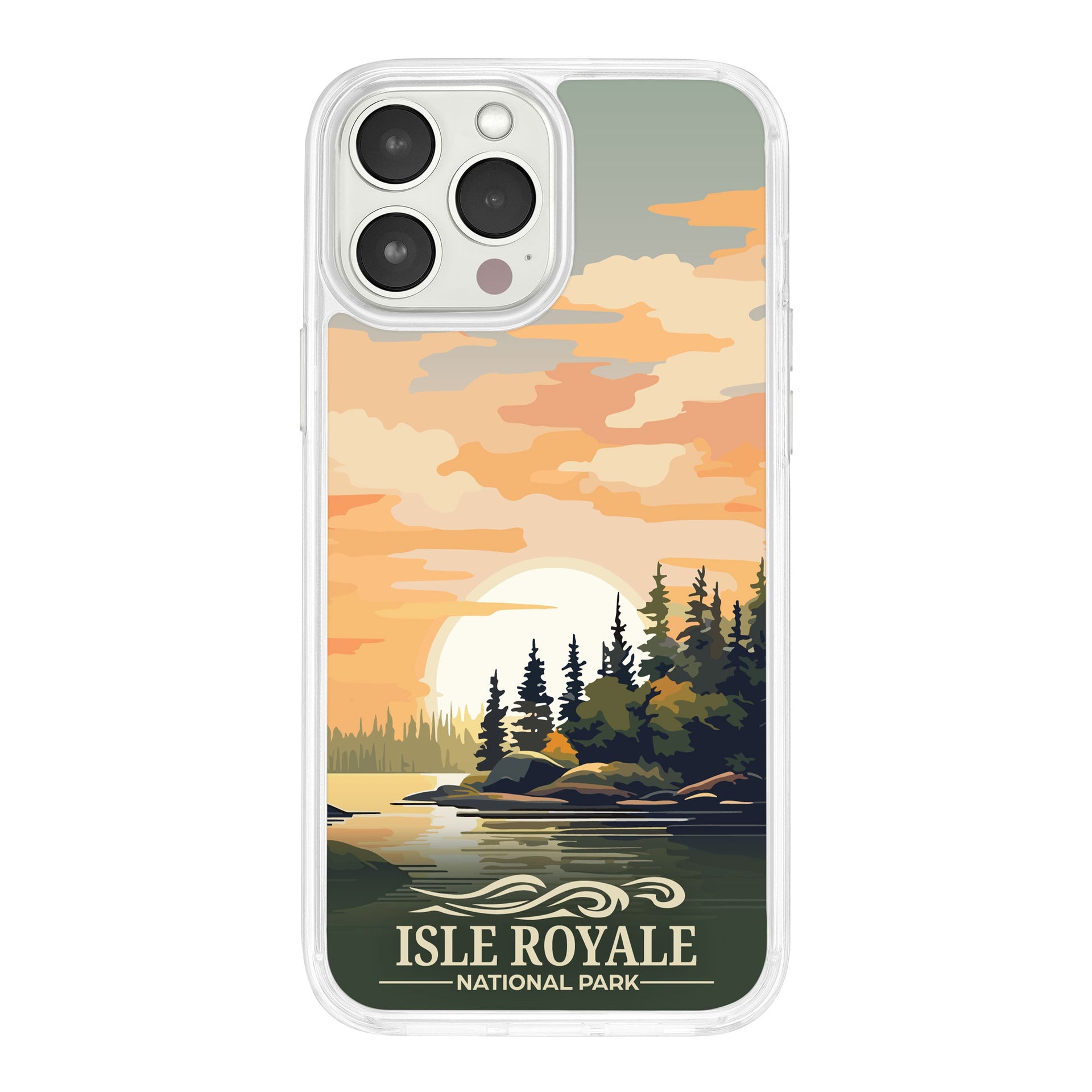National Parks Isla Royale HD Apple iPhone 13 Series Mag-Safe Phone Case