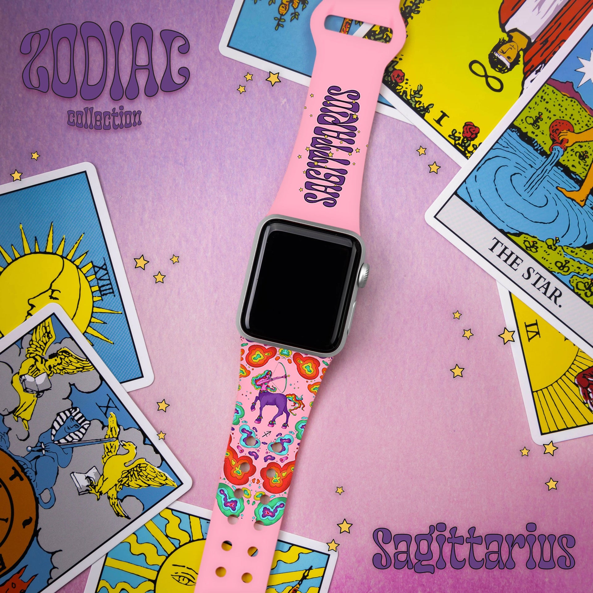 Zodiac Collection HD Apple Watch Band with Psychedelic Art