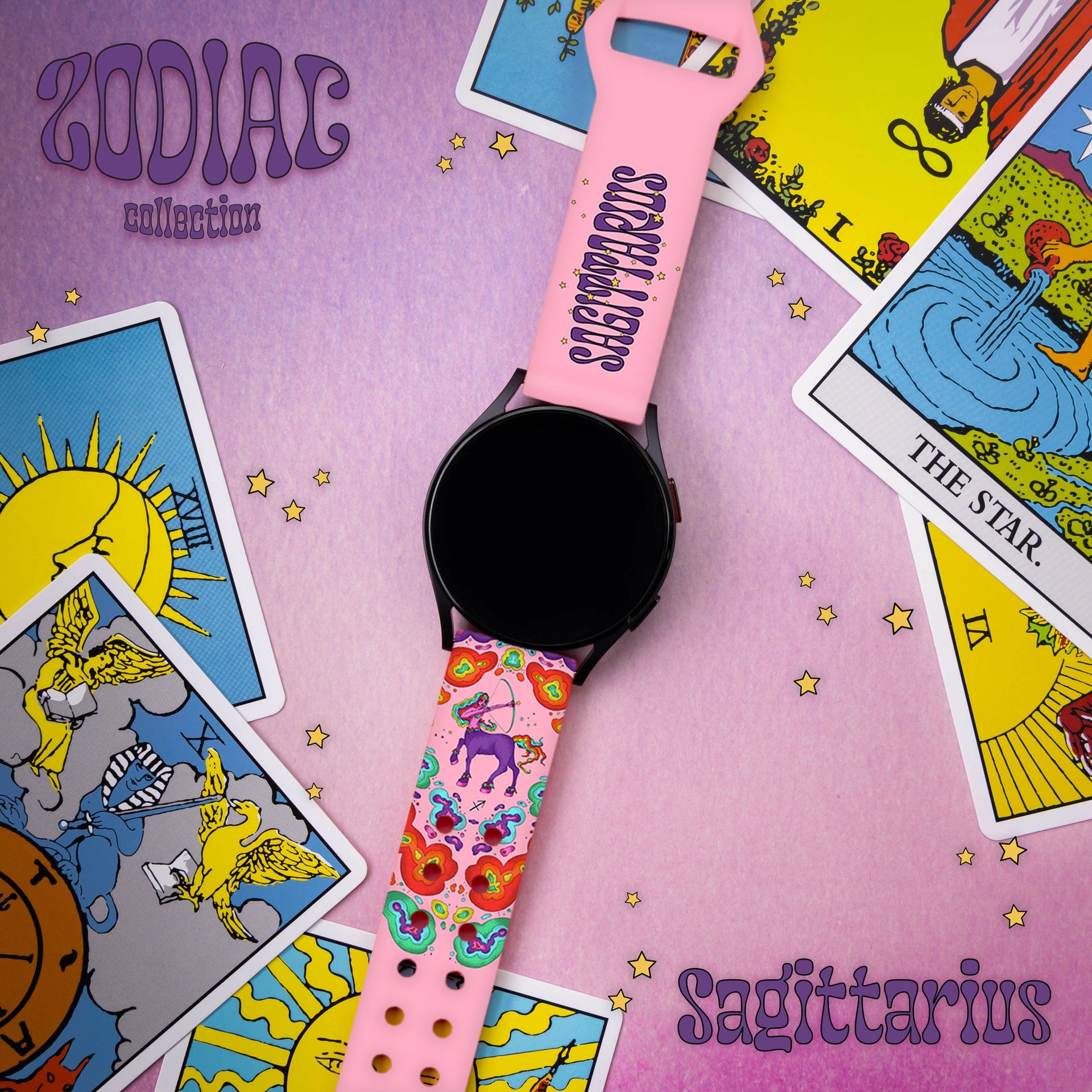 Zodiac Collection HD Watchband for Samsung Galaxy 20mm Watches