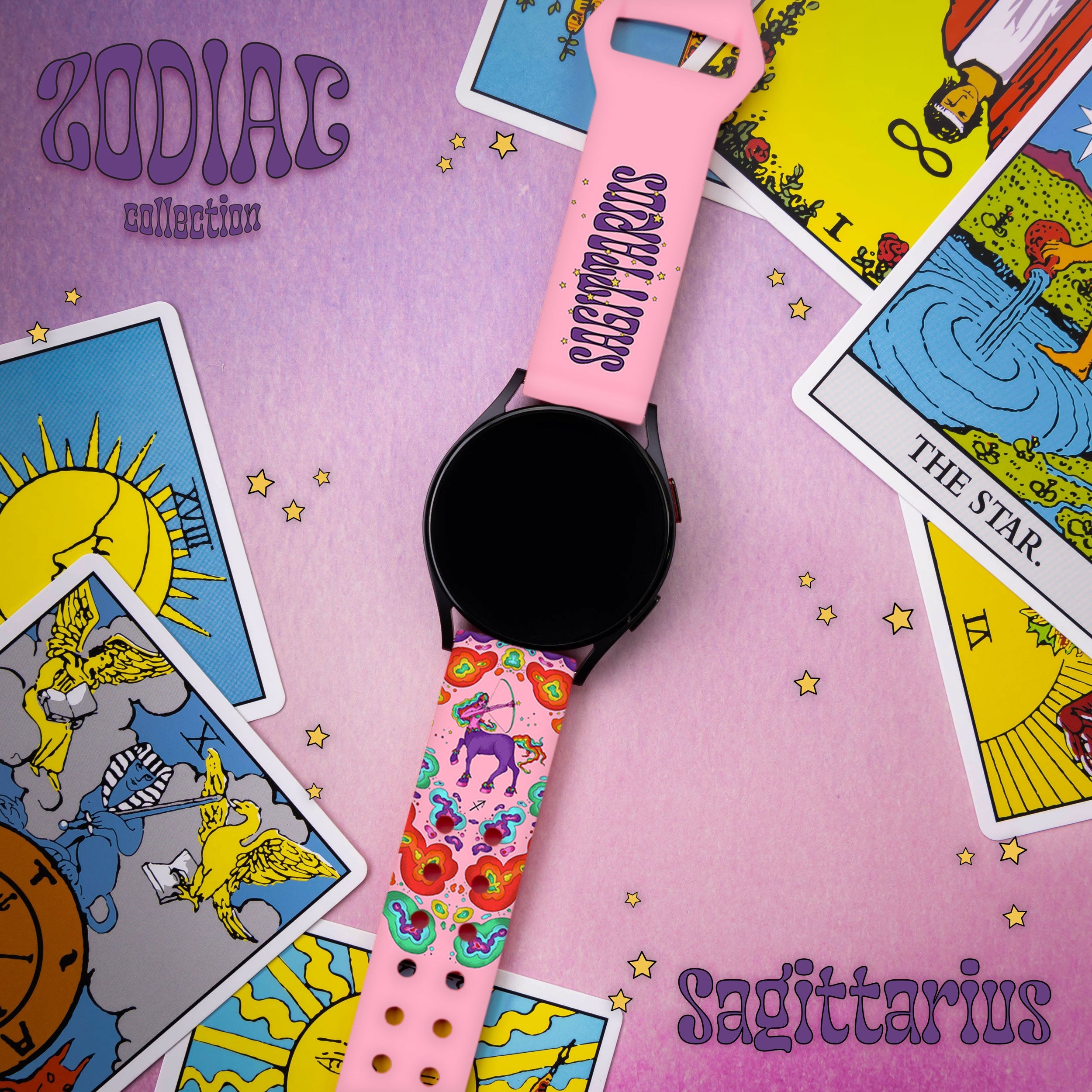 Zodiac Collection HD Watchband for Samsung Galaxy 20mm Watches