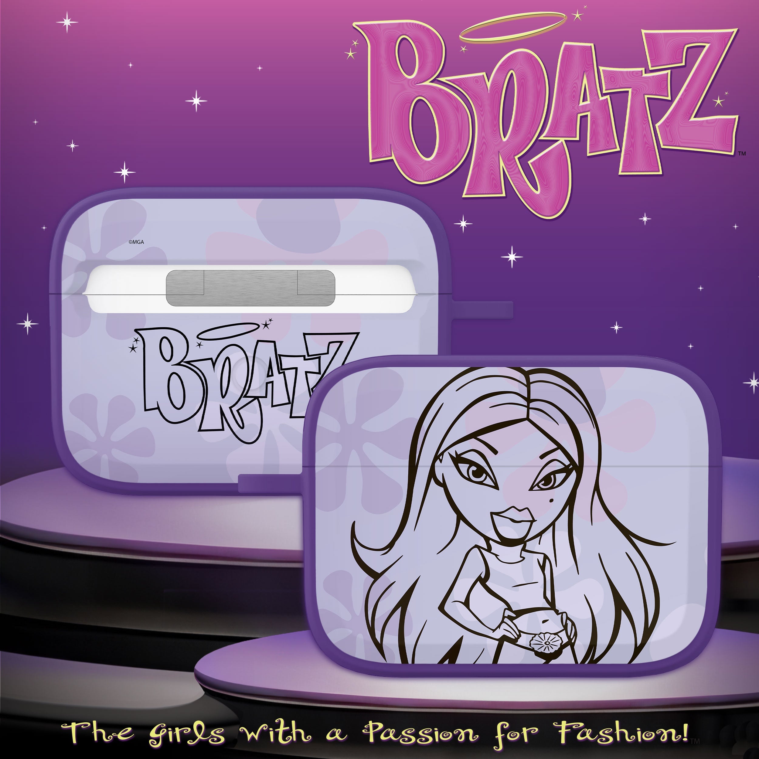 Bratz® Passion For Fashion HDX Apple AirPods Pro 1 & 2 Case Cover