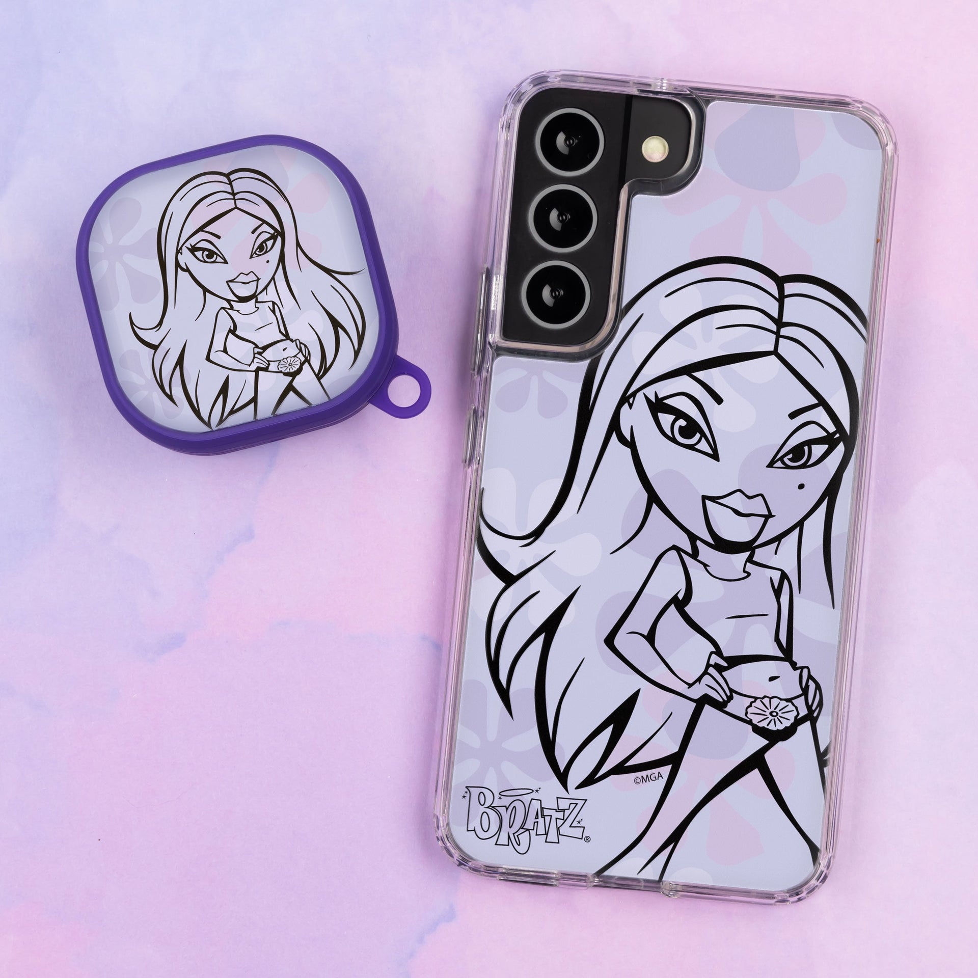 Bratz® Passion For Fashion HD Samsung Galaxy S22 Series and Buds Pro Combo Package