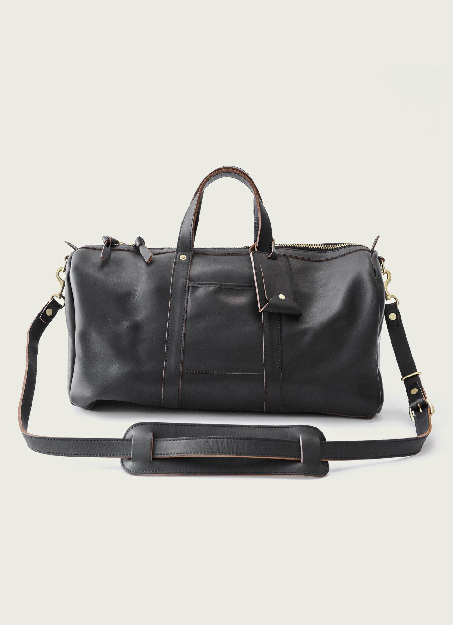 Full-Grain Leather Duffle Bag with Lifetime Guarantee