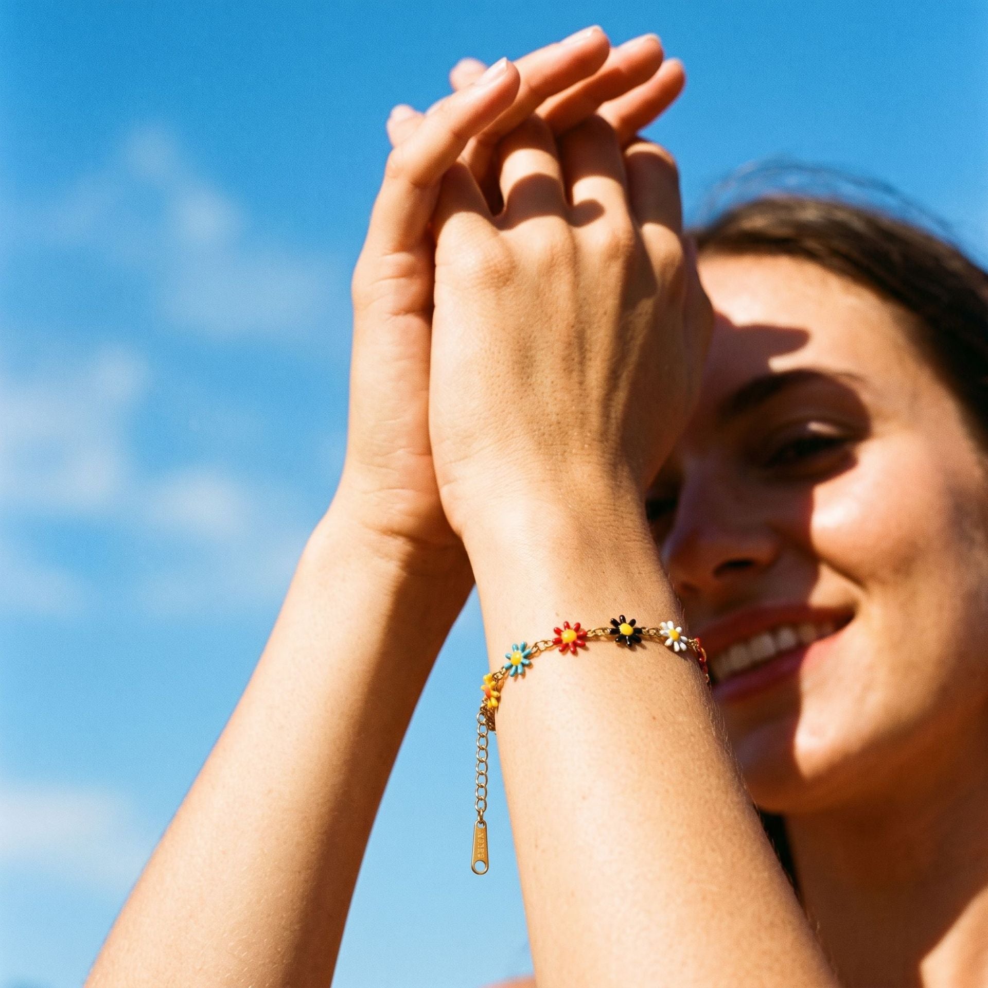 Style Collarbone Chain, Flower Enamel Drip Women Necklace, Niche Color Contrast Neck Chain Jewelry
