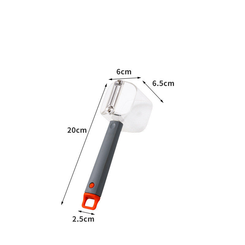 Modern Stainless Steel Kitchen Peeler – Minimalist Ergonomic Tool