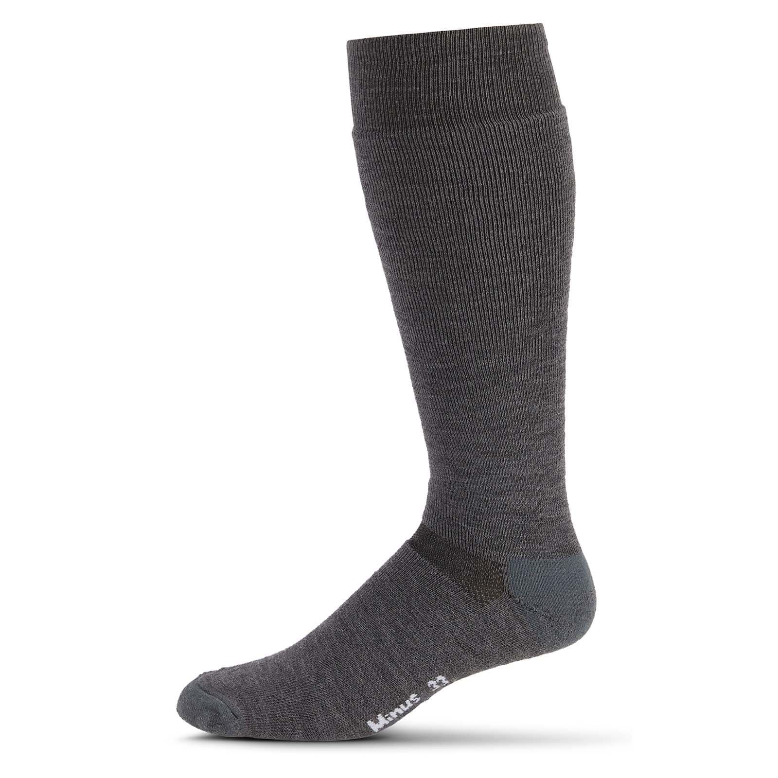 Lightweight Merino Wool Over-the-Calf Ski and Snowboard Socks