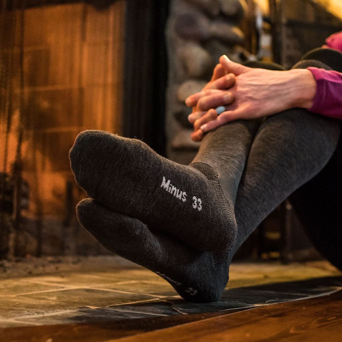 Lightweight Merino Wool Over-the-Calf Ski and Snowboard Socks
