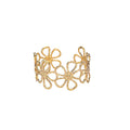 Womens Luxury High-end C-shaped Geometric Open Bangle