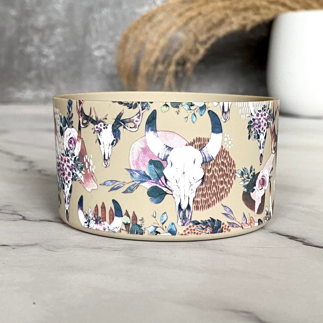 BOHO ANTLER  Boot  NEW! Brown floral