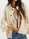 Women's Loose-Fit Long-Sleeve Knit Cardigan Coat