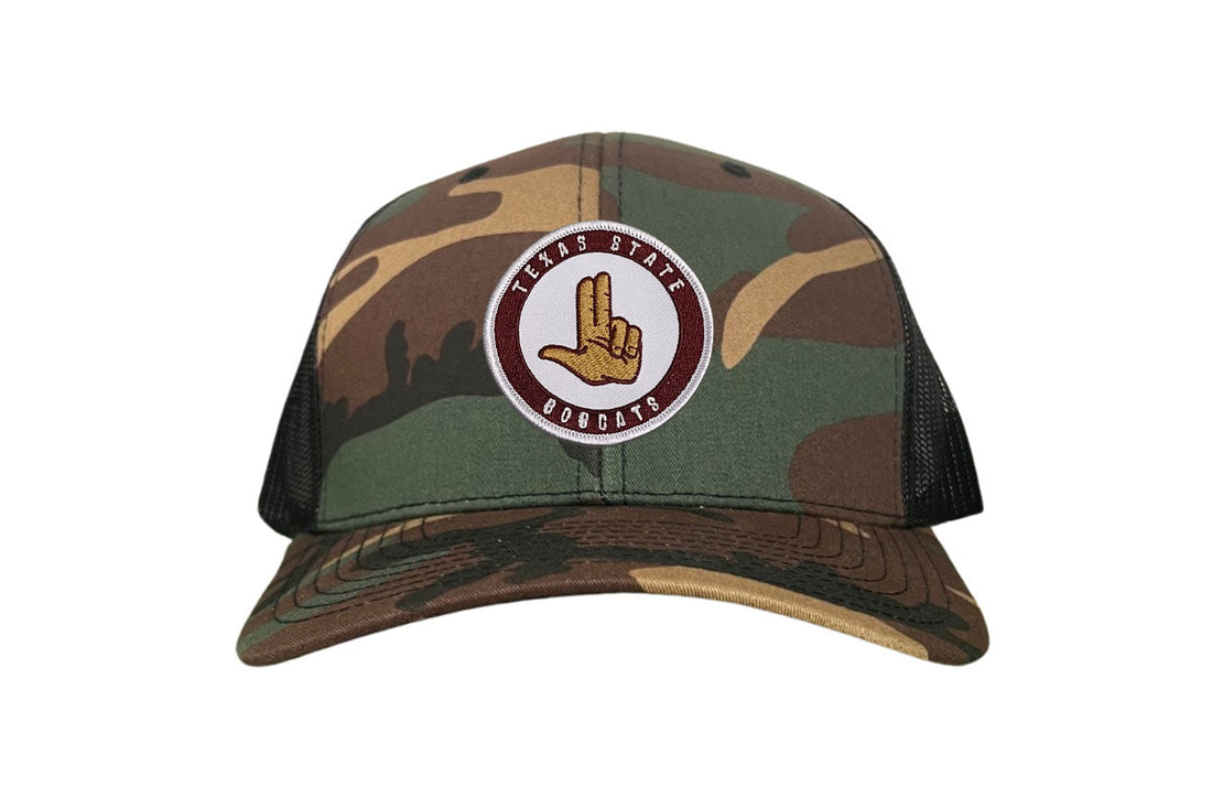 Texas State University Circle Logo Adjustable Hat