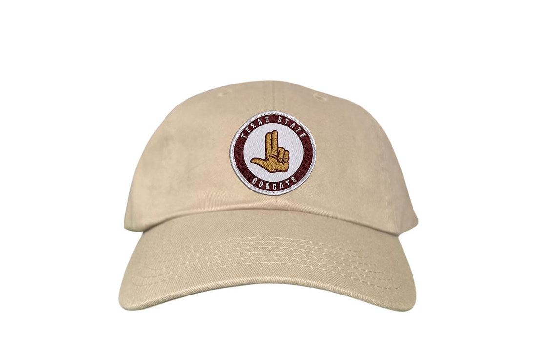 Texas State University Circle Logo Adjustable Hat